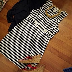 Patriotic striped dress